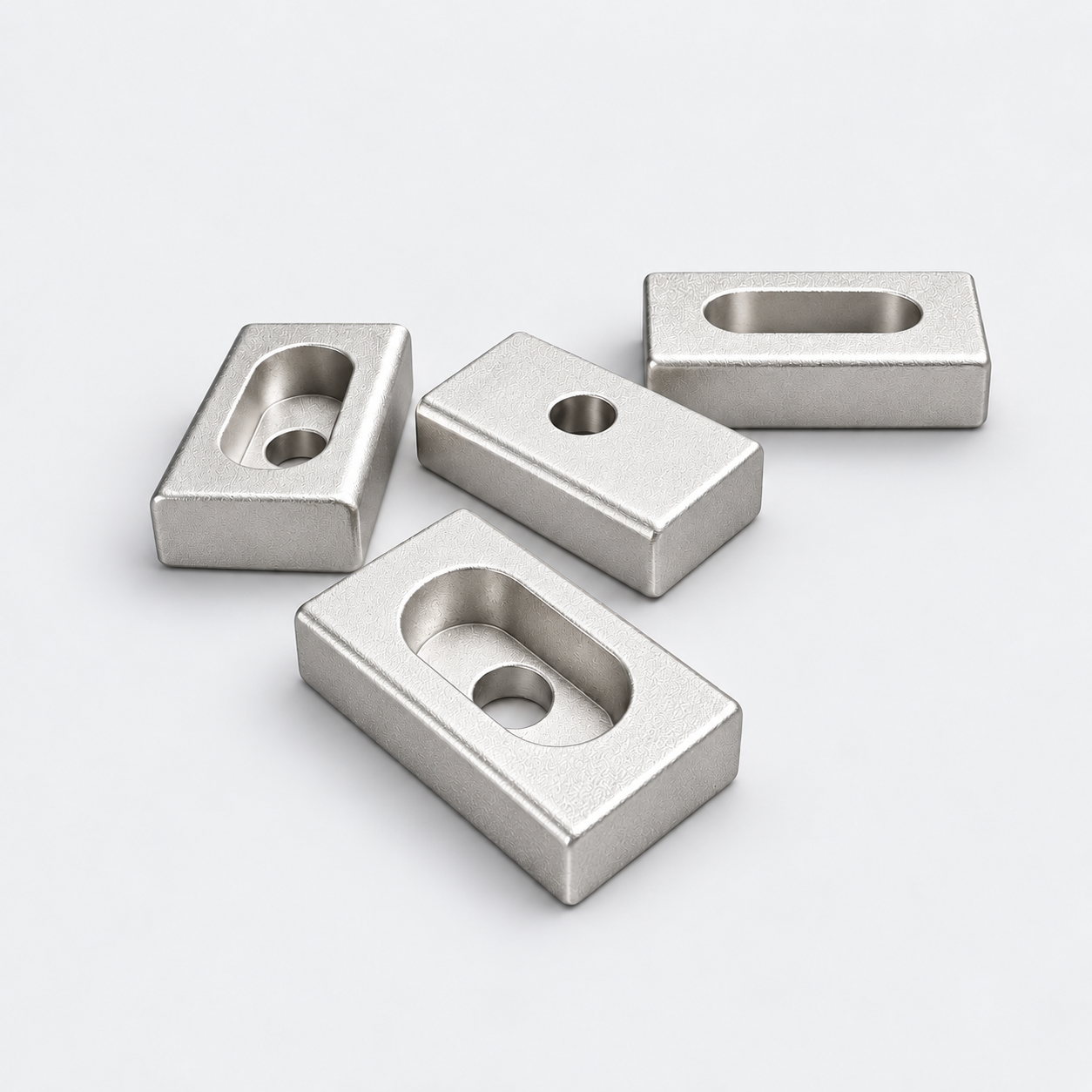 SANDBLASTED & ELECTROPOLISHED MOUNTING BLOCKS CP-12